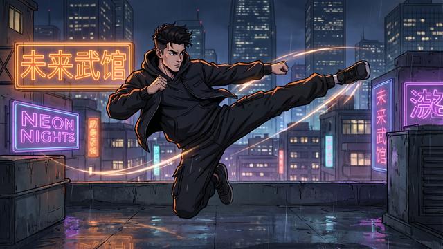 色虎吴京动作动漫